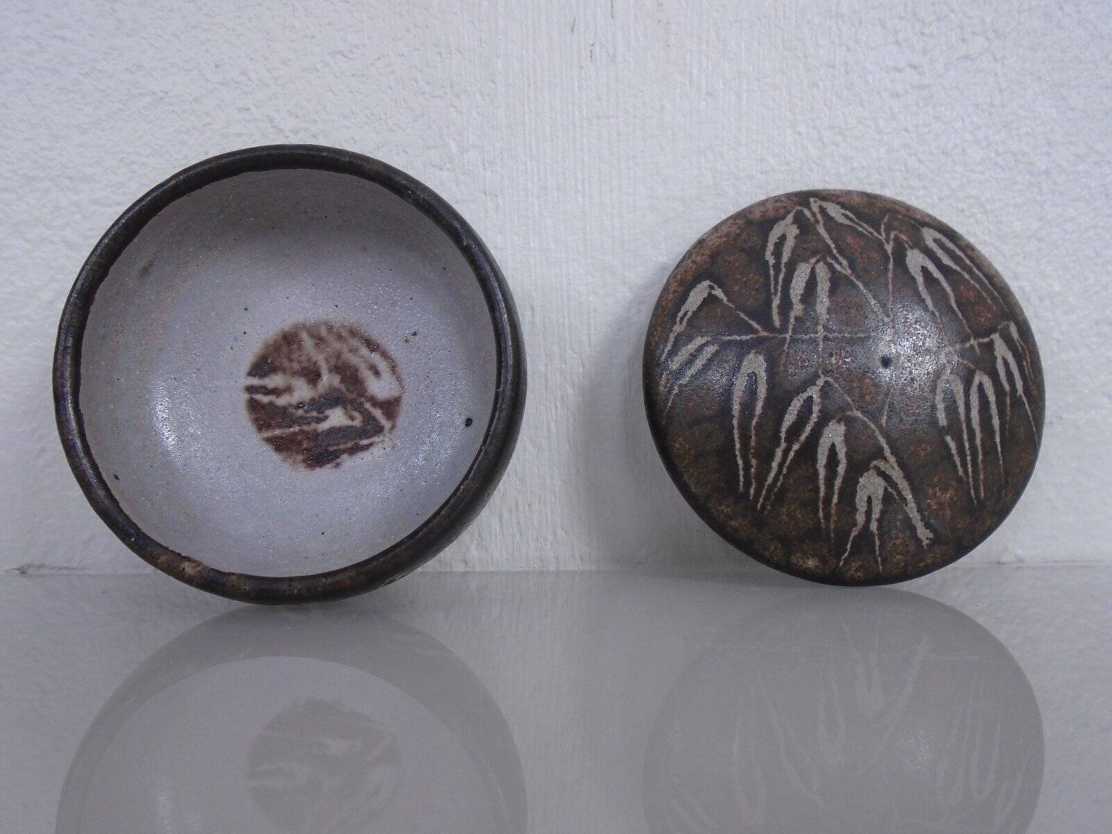 German studio ceramic bowl by Monika Maetzel, 1960s