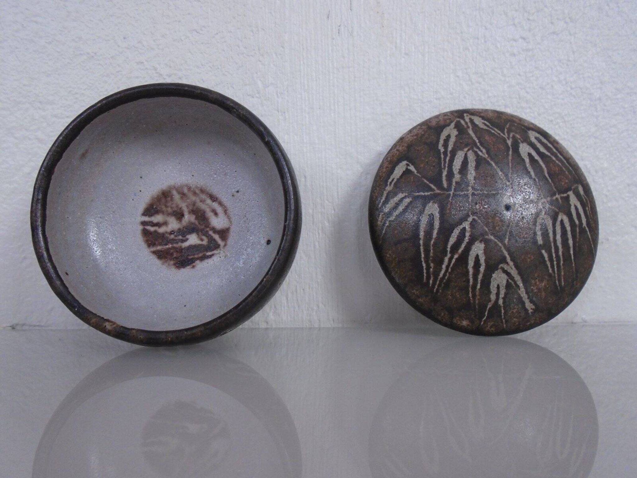 German Studio Ceramic Bowl by Monika Maetzel, 1960s
