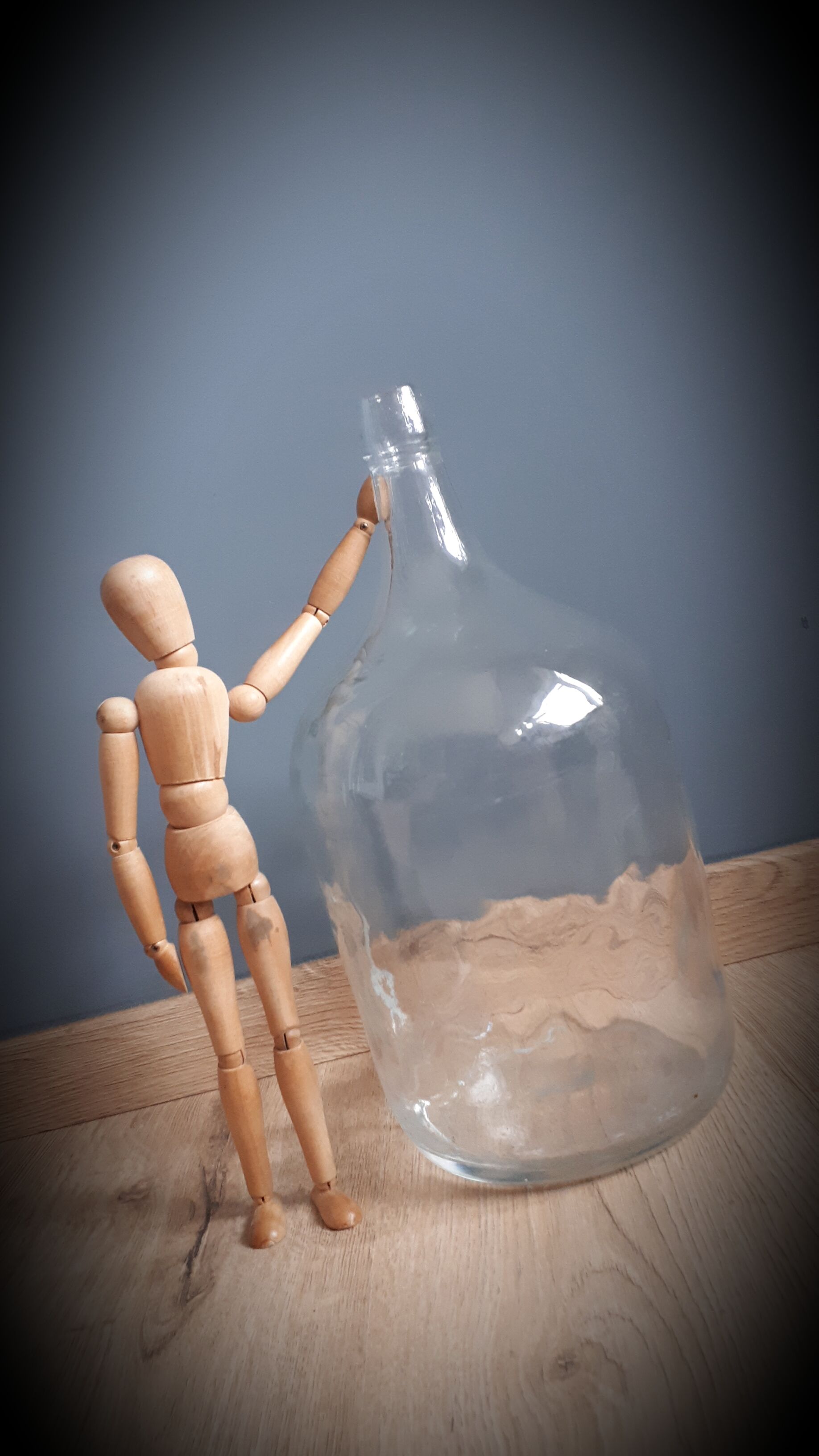 Authentic demijohn transparent 5L