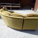 Velvet corner sofa