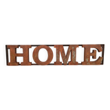 HOME rusty metal sign