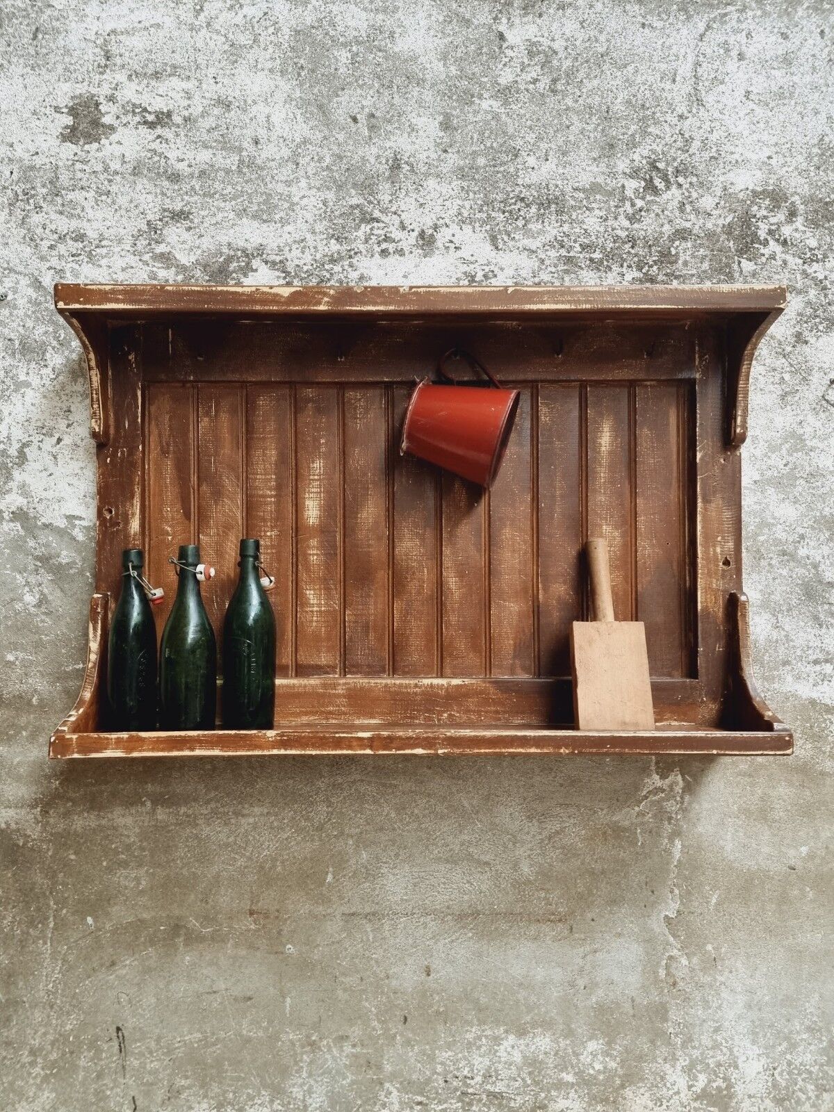 Brocante wall rack kitchen rack 70 x 105 cm