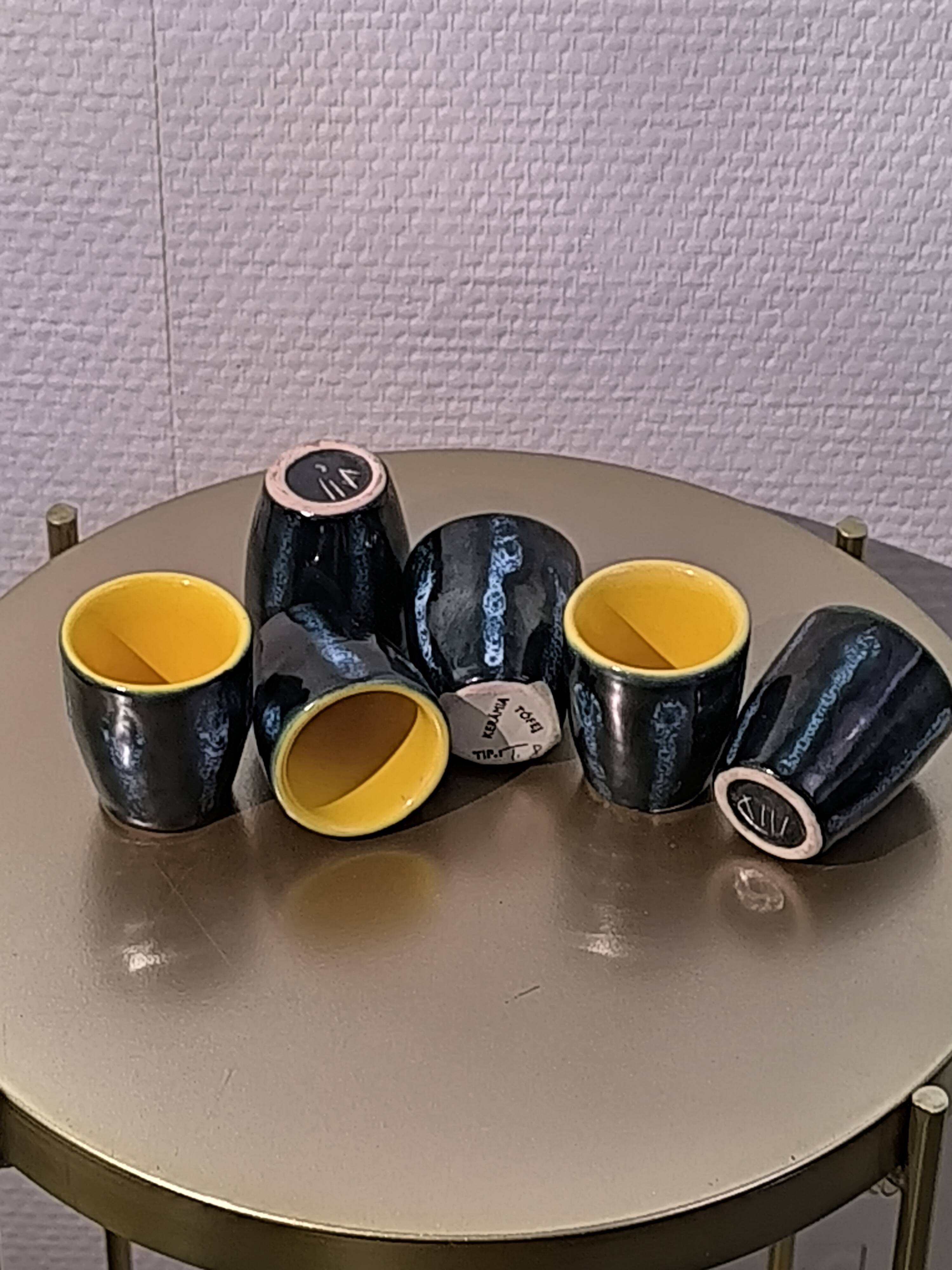 Verre a liqueur hongrois vintage