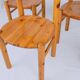Set of 4 pine chairs by Rainer Daumiller, Denmark, 1970s