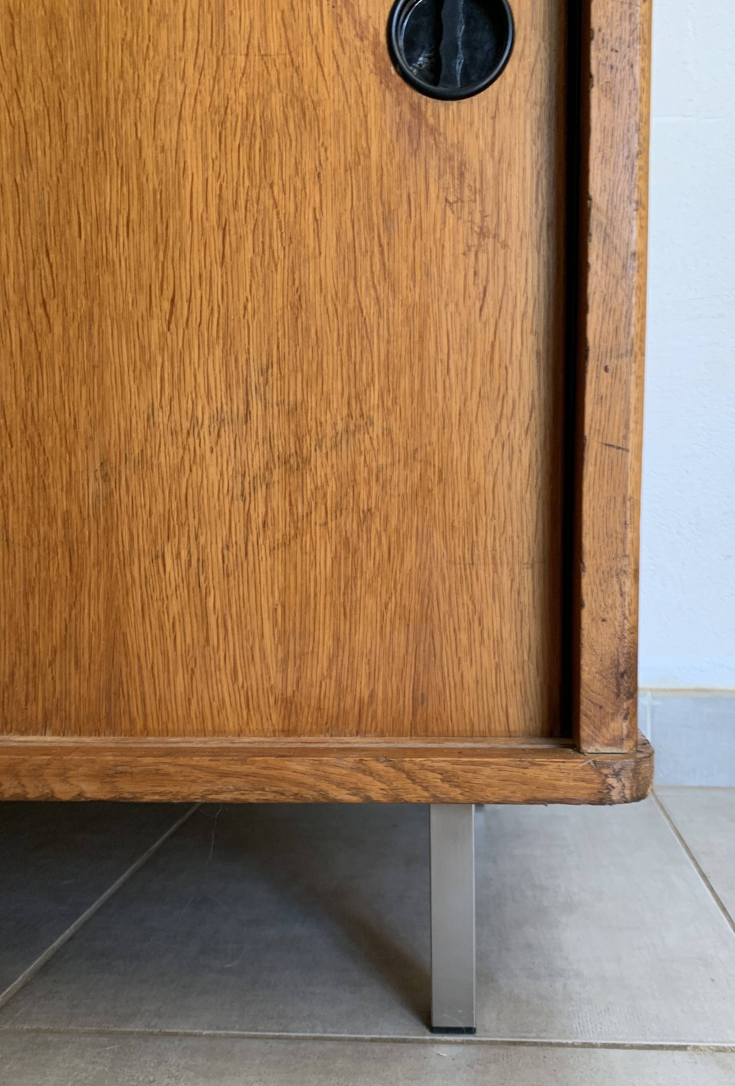 Vintage sideboard of the 60s in oak