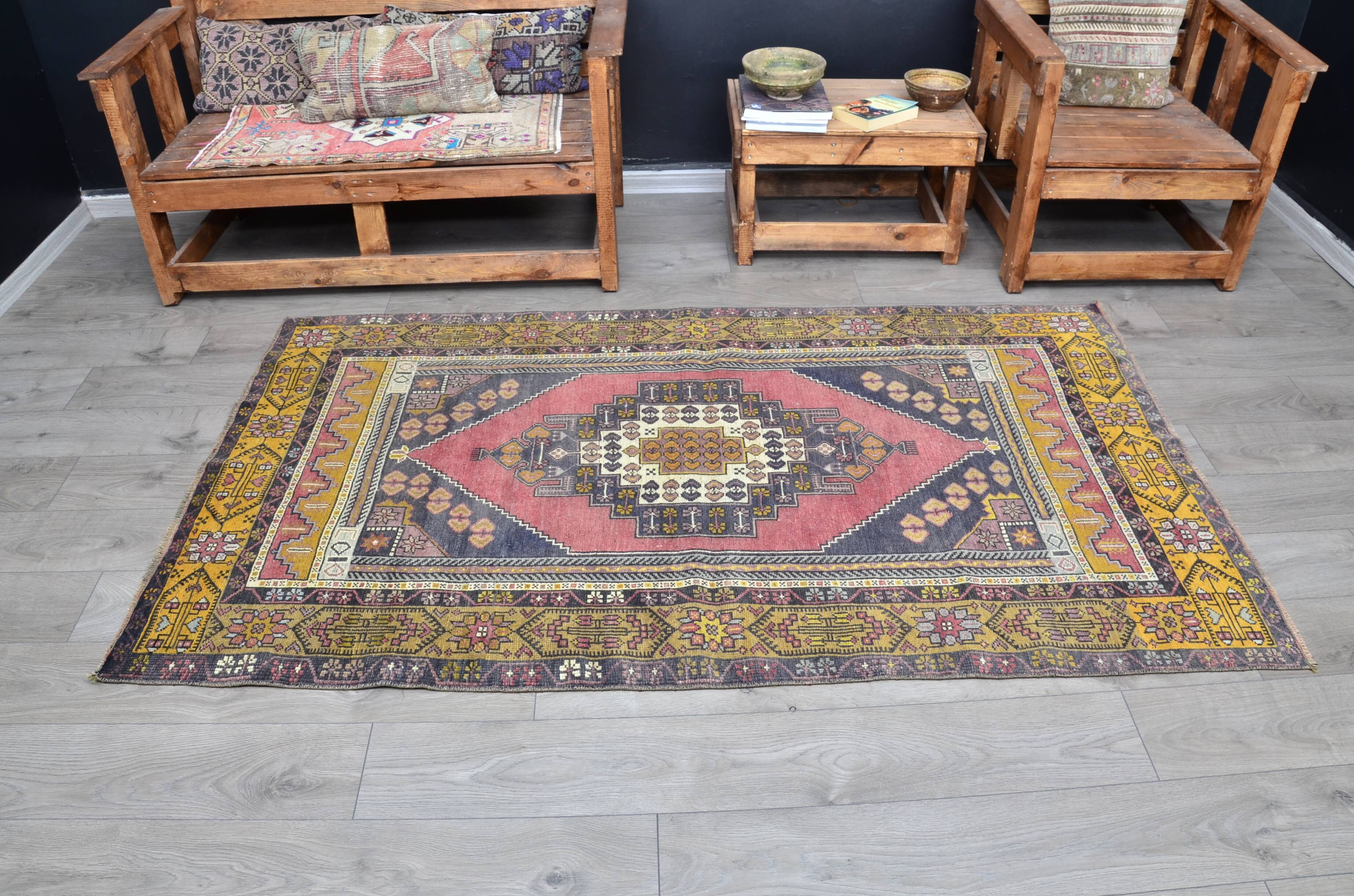 Tapis Oushak anatolien vintage sku 2519