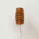 Swedish Wooden Wall Lamp by Hans Agne Jakobsson for Ellysett Markaryd