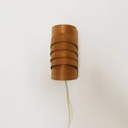 Swedish Wooden Wall Lamp by Hans Agne Jakobsson for Ellysett Markaryd