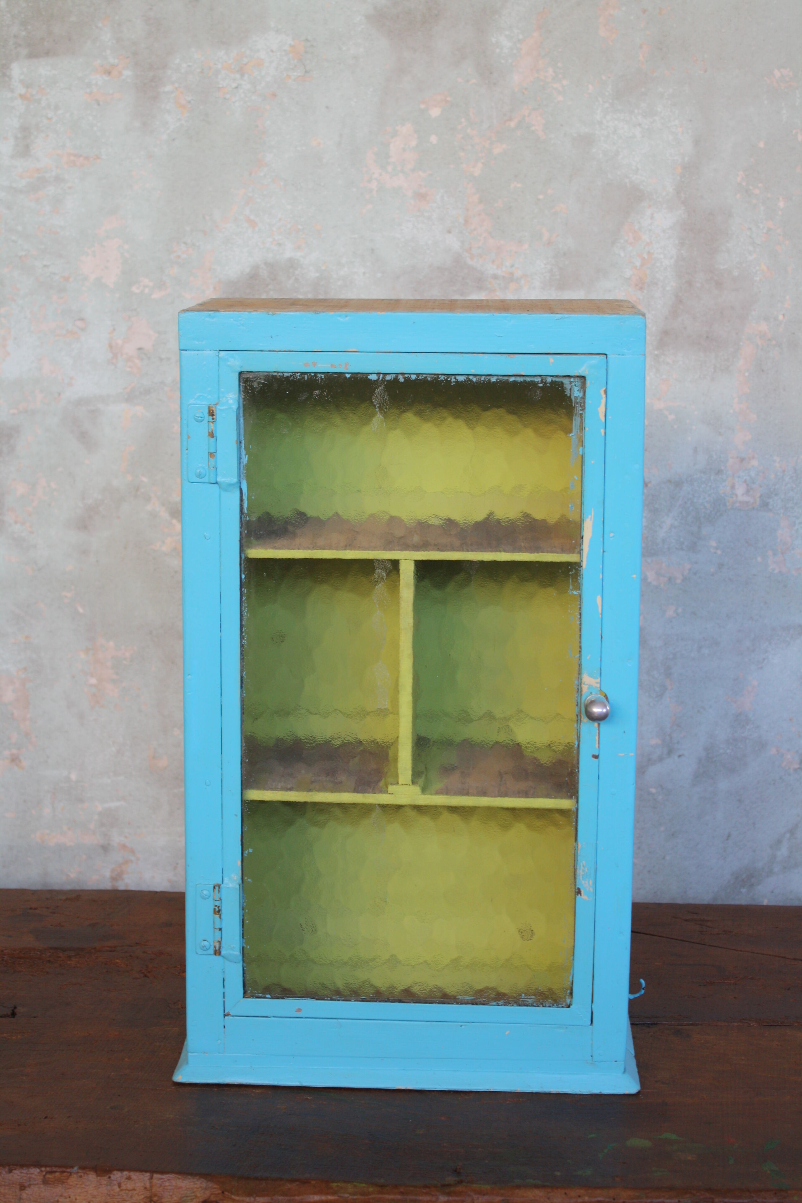 Vintage wooden medicine cabinet
