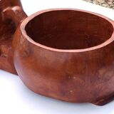 Ethnic wooden gardener 70s