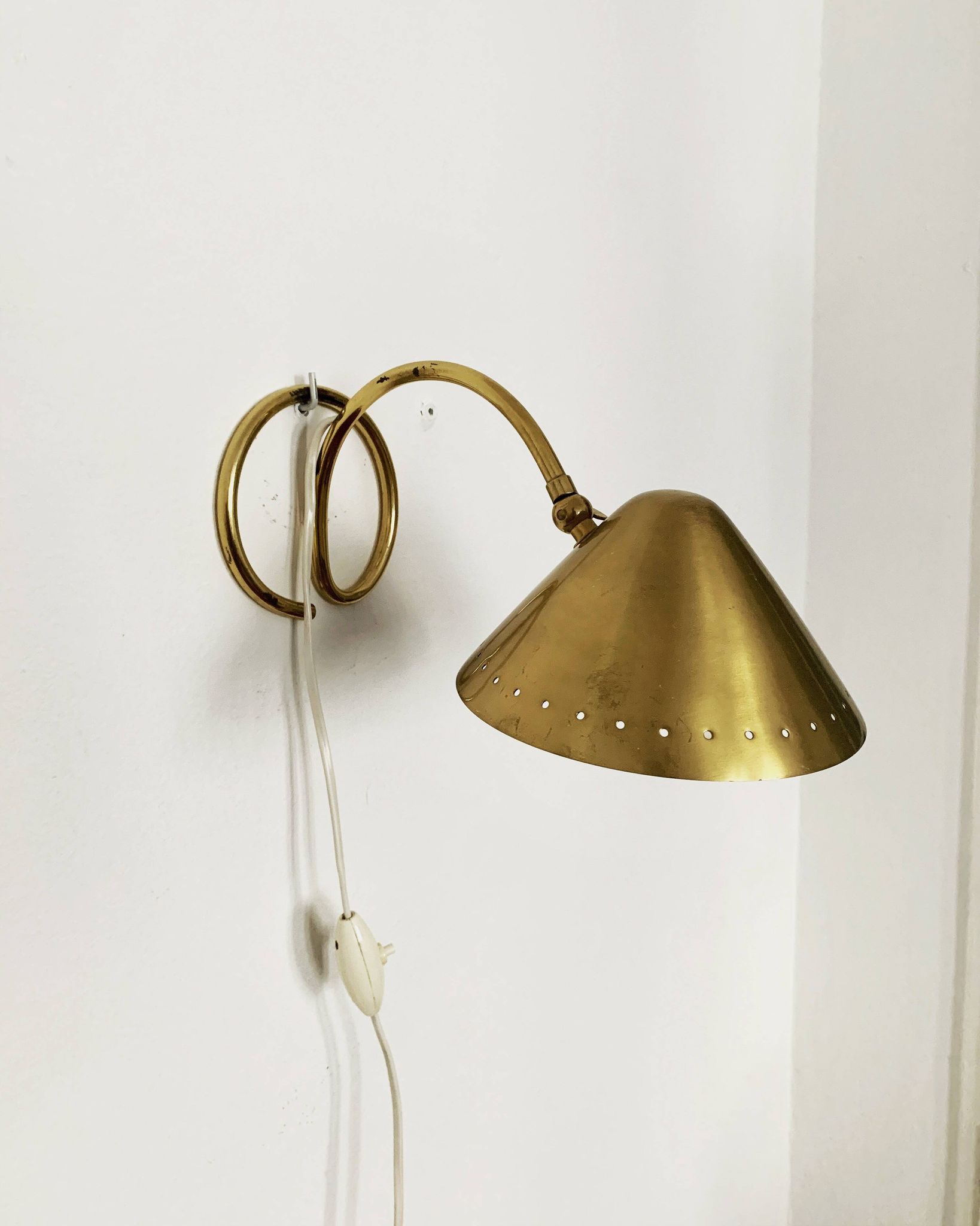 Lampe murale ou de table en laiton suédois