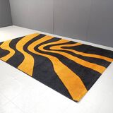 Vintage modernist rug, 1970s