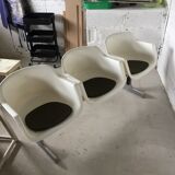 Vintage bench, by Albert Jacob for Grofillex, 1970s