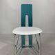 Ensemble de 6 chaises à repas Memphis en bouclé, années 1980