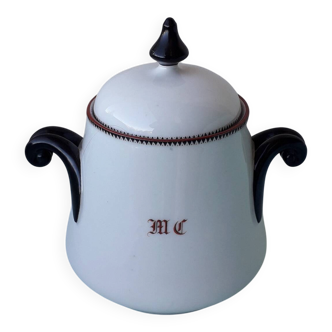 Porcelain sugar bowl