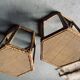 2 octagonal rattan coffee tables