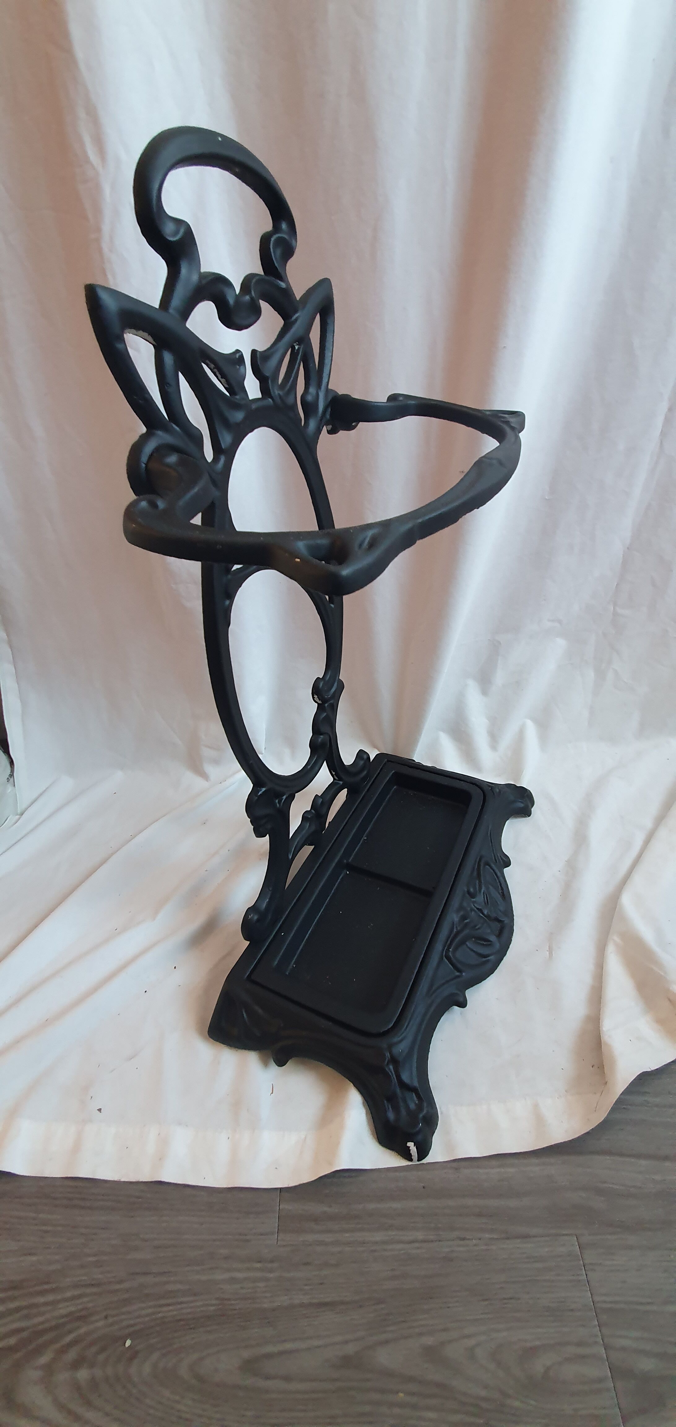 Cast art deco umbrella holders, 1930/40