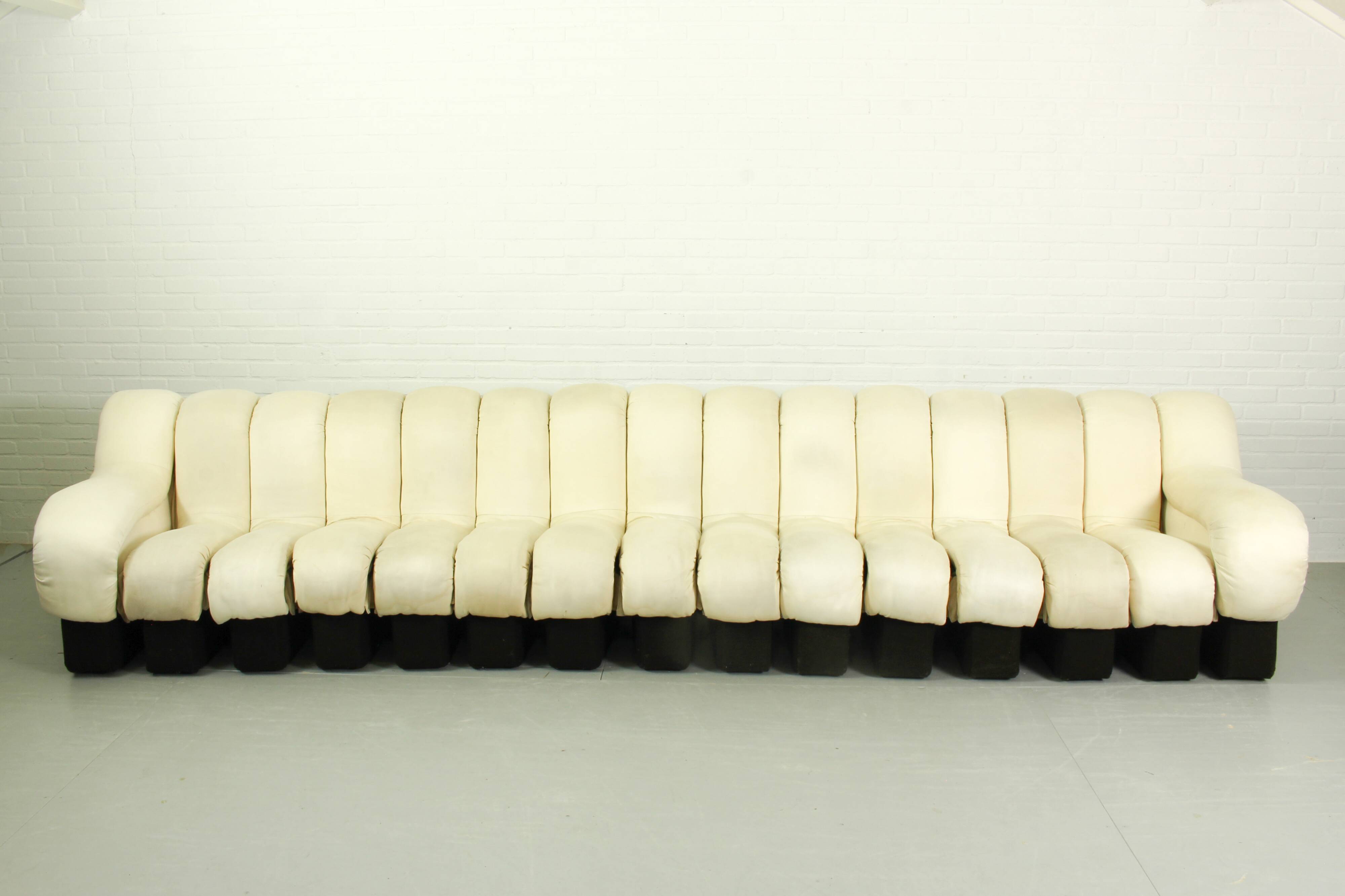 De Sede DS-600 'Non Stop' Sofa DS-600 by Eleonore Peduzzi Riva for de Sede with 15 elements, Switzer
