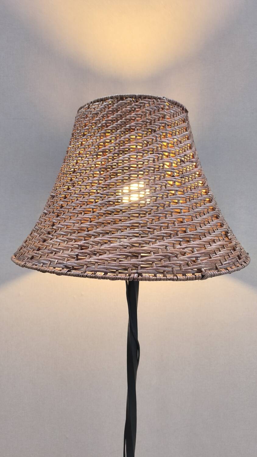 Wrought iron floor lamp 1960