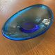 Cobalt blue bowl or catchall in Scandinavian design.