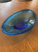 Cobalt blue bowl or catchall in Scandinavian design.