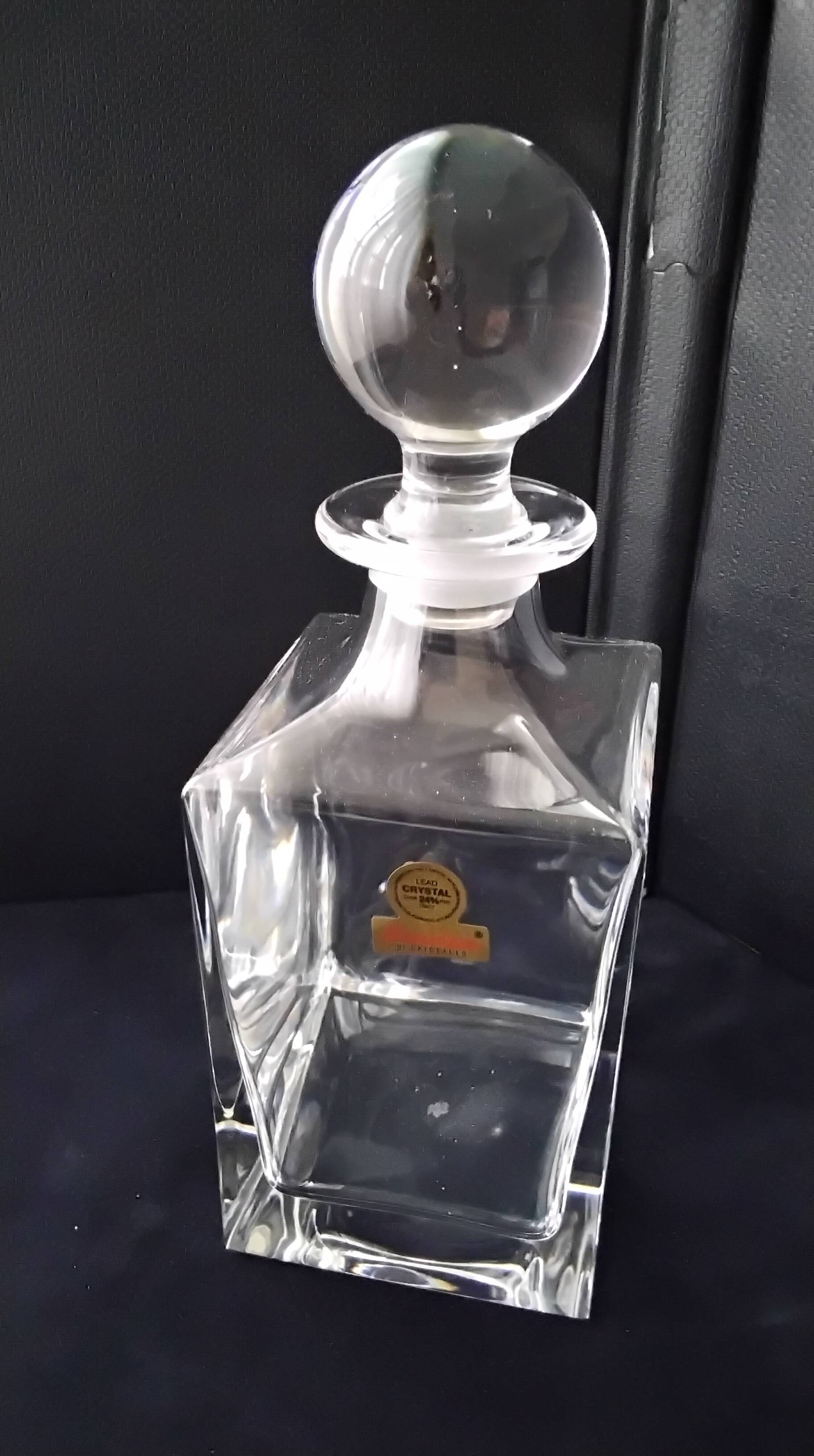 Primavera crystal whiskey decanter