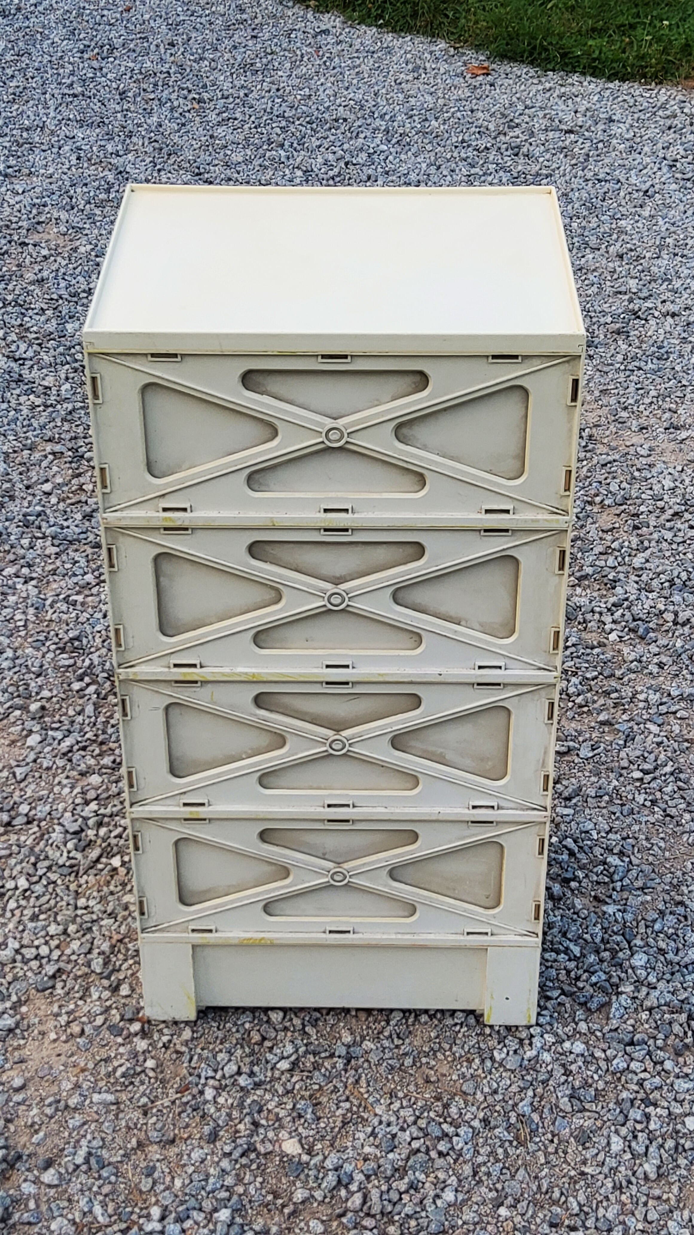 Marc Held chest of drawers in plastic from the 70s