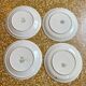 Set of 4 Argenteuil Boch Frères dinner plates