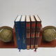 Pair of world bookends