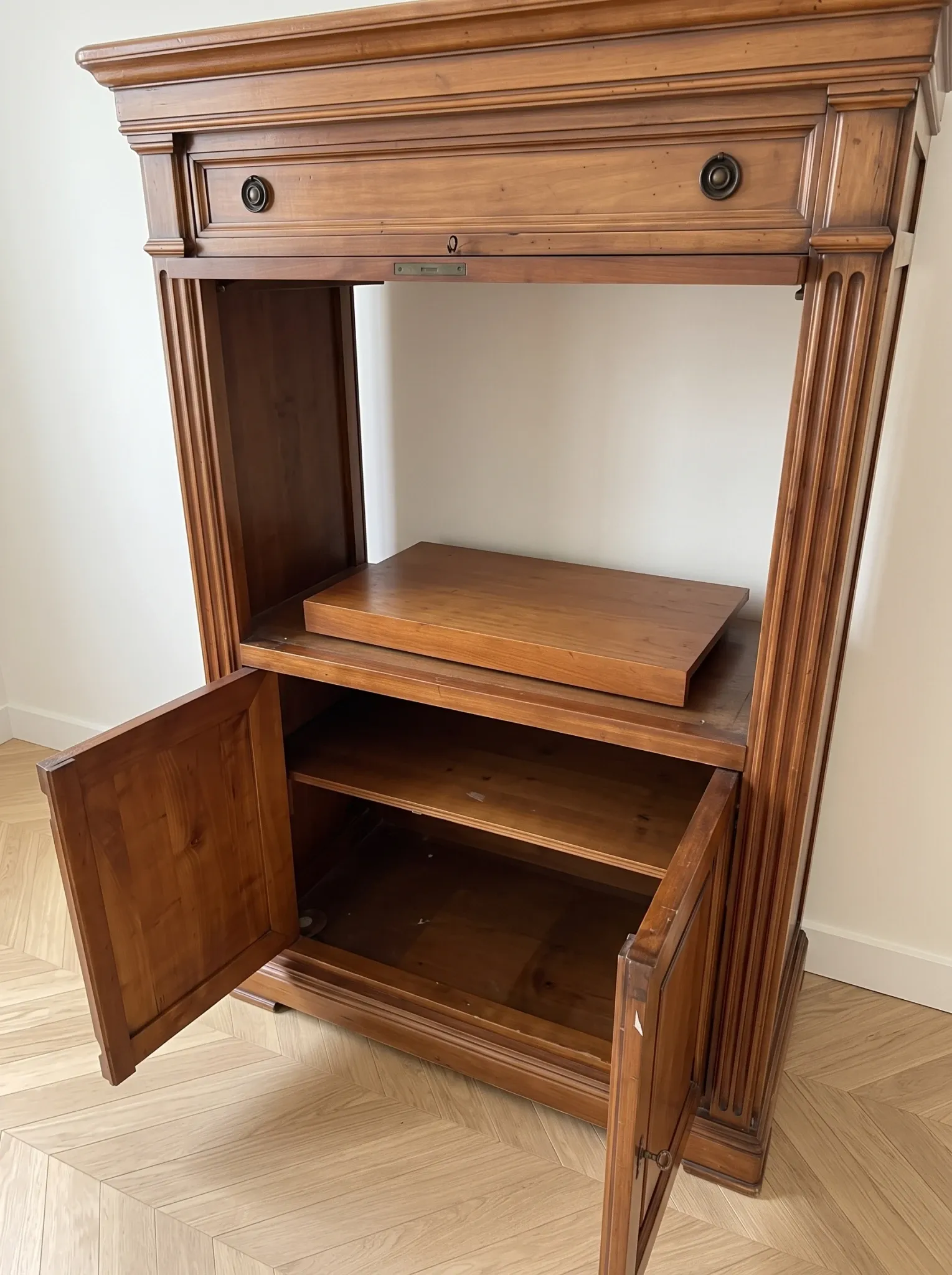 Louis XVI style storage furniture in solid wood
