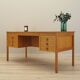 Ash wood desk, Danish design, 1970s, manufacturer: Domino Møbler