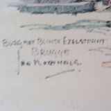 Engraving of Brugge / Jon Korthals