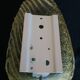 Murano mid cdentury gold flecked conch wall light, Italy 1960s