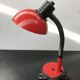 Lampe de bureau Aluminor métal rouge