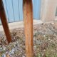 Antique wooden tripod stool