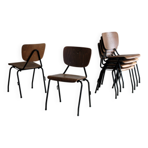 Ensemble de 6 chaises - industrielles