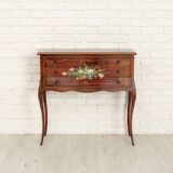 Decorative chest of drawers with floral patterns