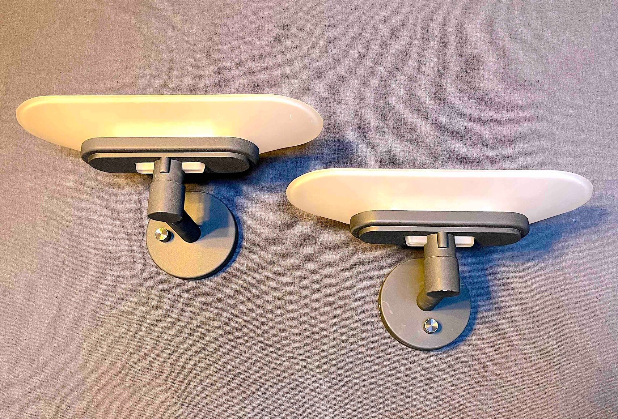 Pair of sconces, model: "Jill" by King & Miranda for Arteluce, Italy 1980's (first edition)