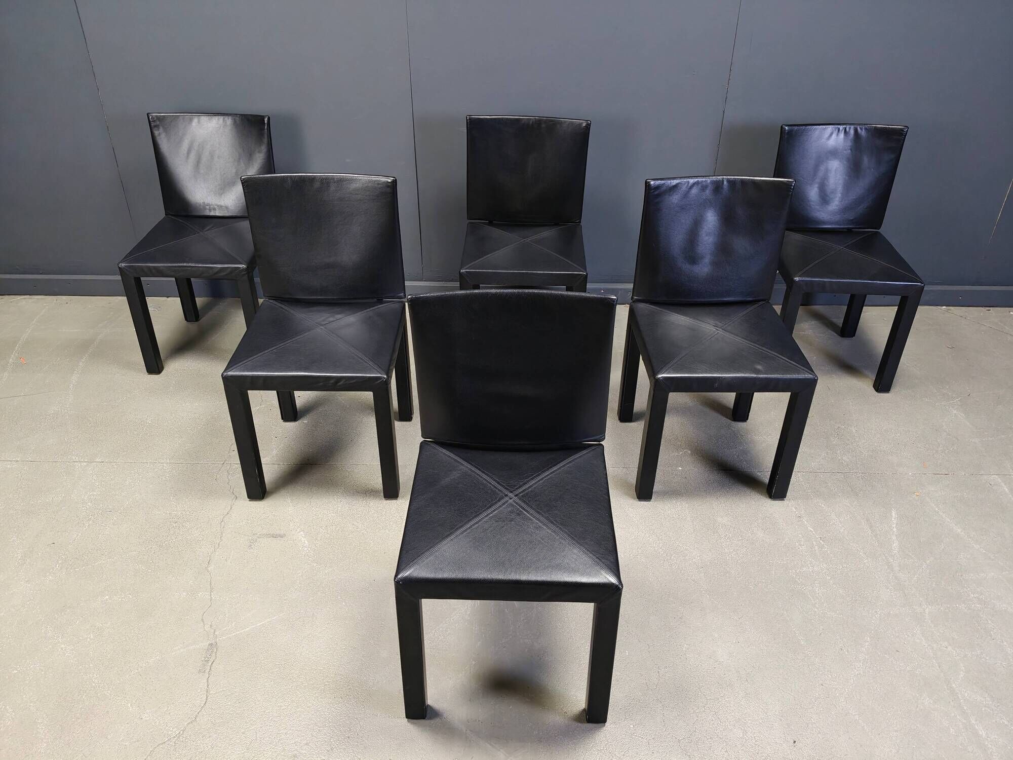 Arcadia dining chairs by Paolo Piva for B&B Italia set of 6