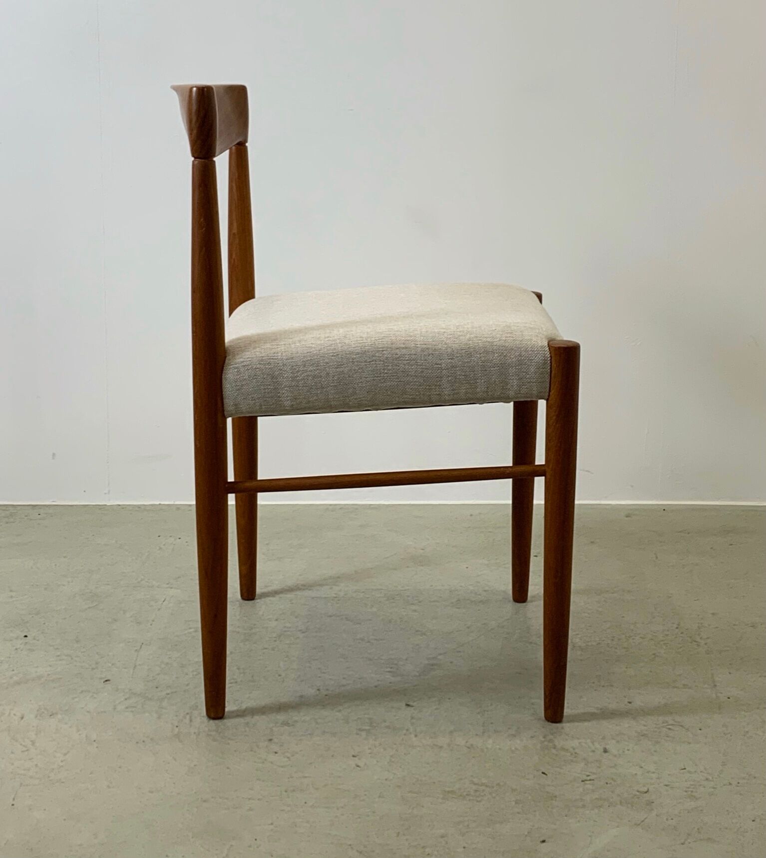Danish midcentury teak dining chairs by H.W. Klein for Bramin 60s