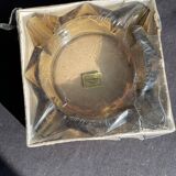 Cendrier vintage verre fumé Luminarc étoile