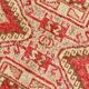 Tarecotta Red & Beige Long Wide Kilim Rug, Ethnic Patterned Rug, 141x309 Cm