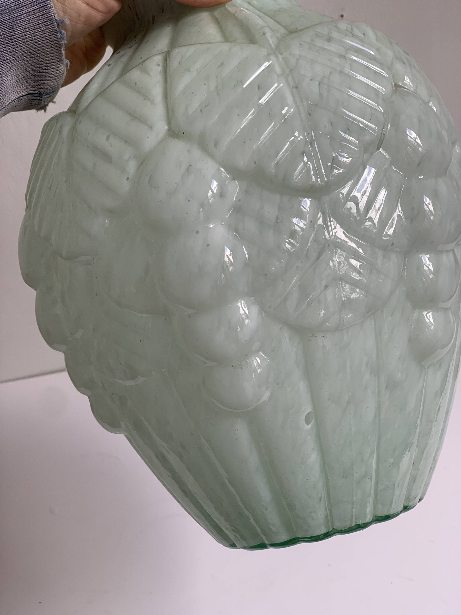 Vase verre de clichy