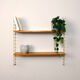 Vintage wall shelf with two shelves