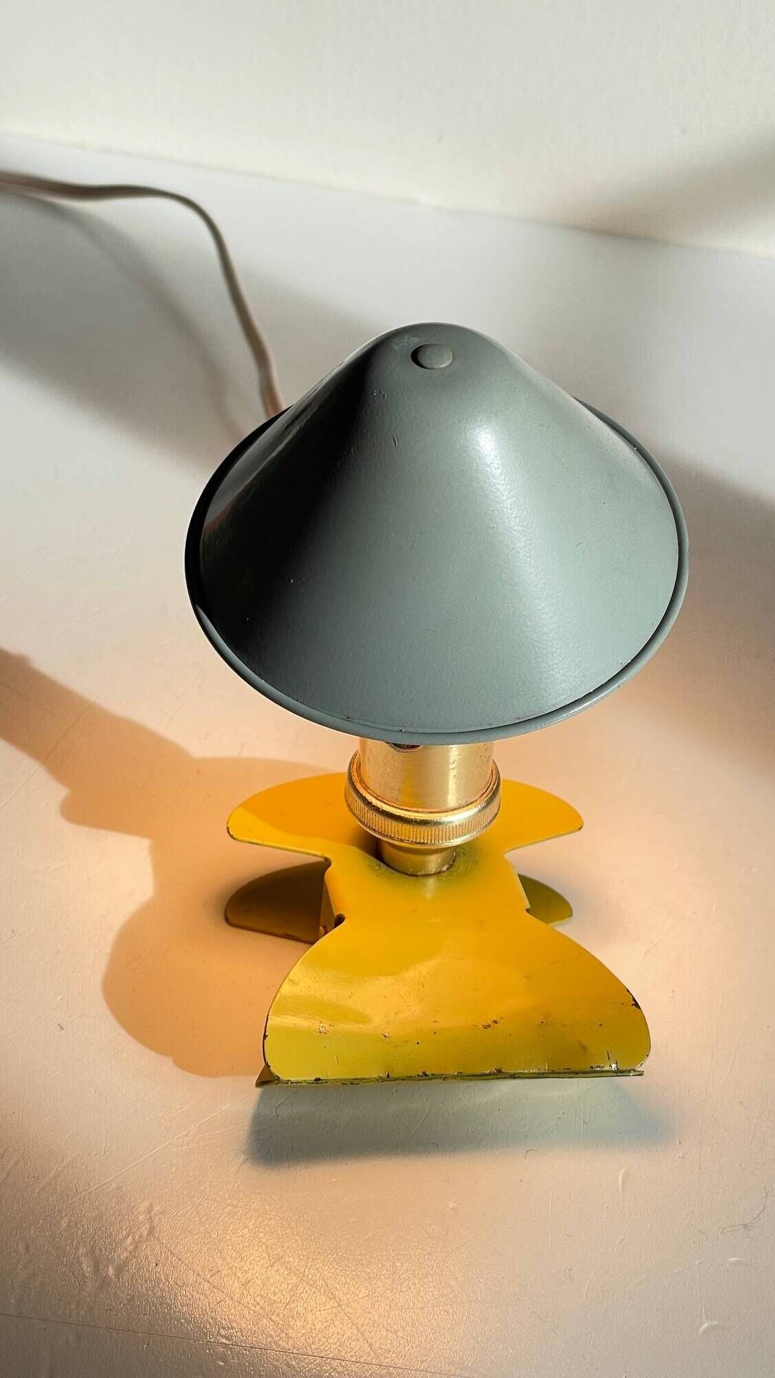 Vintage mushroom spotlight lamp