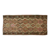 Anatolian handmade kilim rug 360 cm x 168 cm