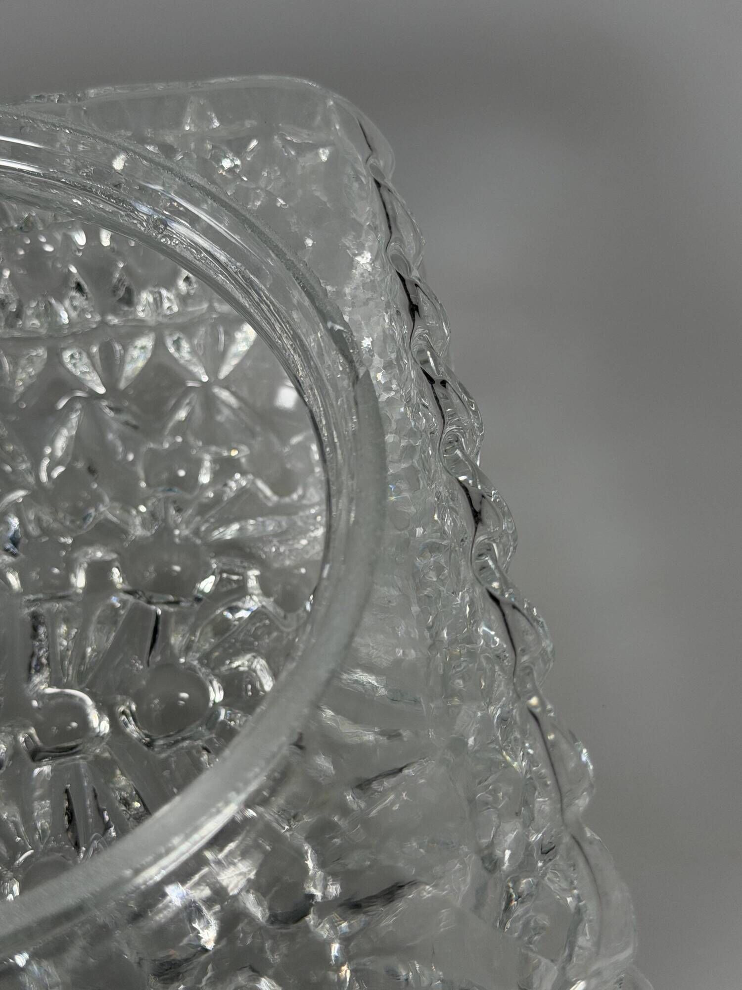 1960s 1970s Ceiling or Wall Lamp Bubble Glass Germany Space Age Design