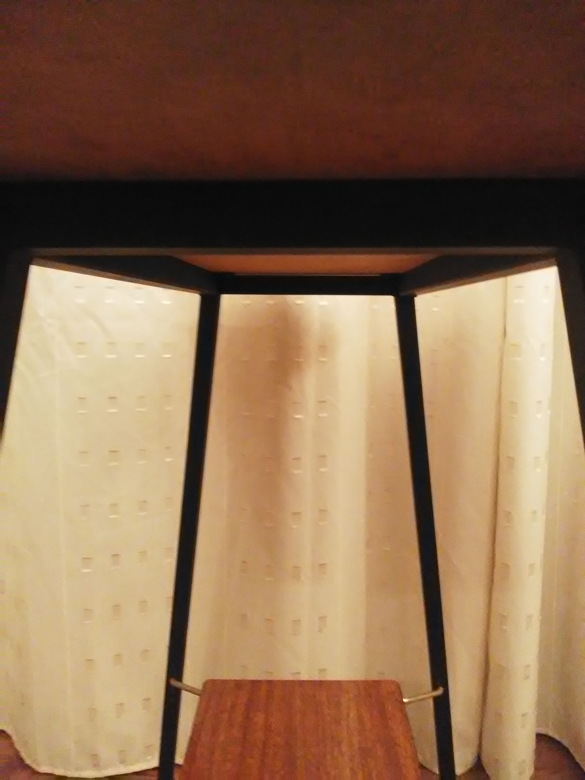 Vintage TV table with casters