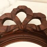 Carved wooden mirror 54x37cm