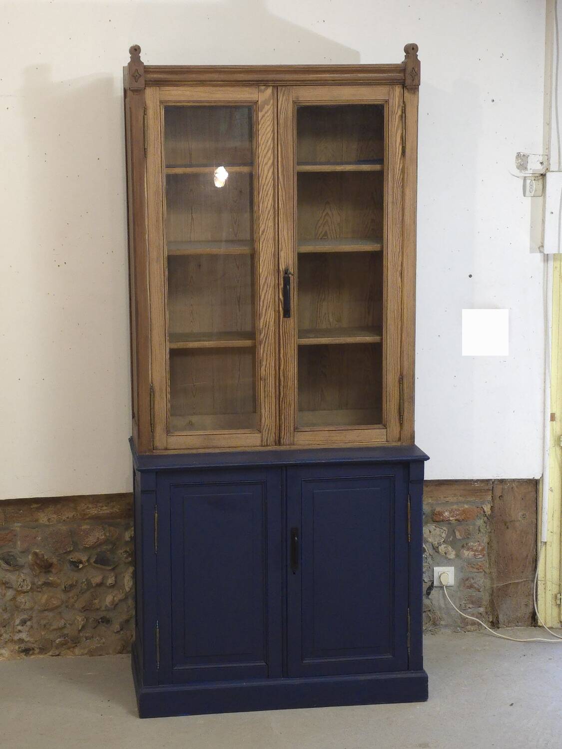 Old pharmacy display case circa 1930